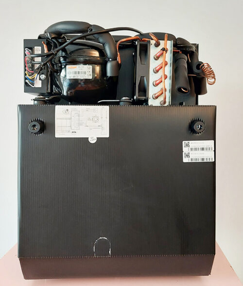 Frigorifero a compressore 12/24v 50 litri congelatore estraibile (38Lx51Hx48P) apertura a destra