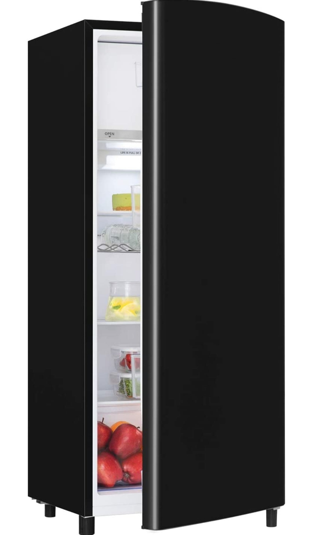 Frigorifero a compressore 12/24v 165 Litri NERO (51.9Lx128Hx51.3P)