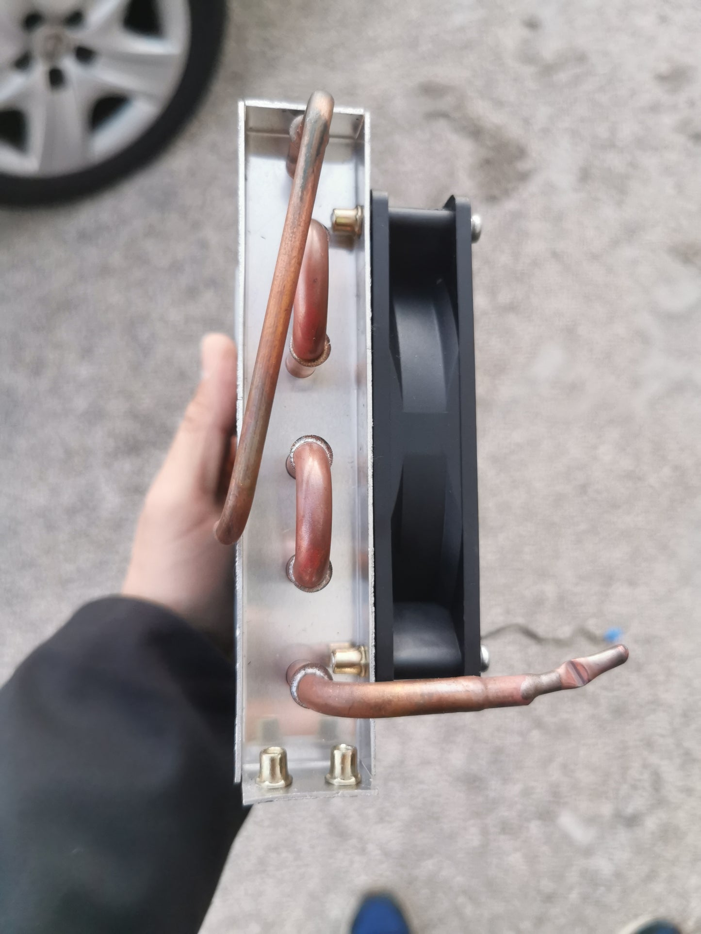 Condensatore compreso di ventola 12V