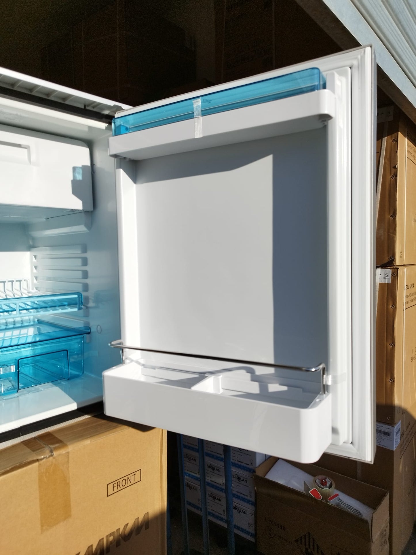 Frigorifero a compressore 12/24v 50 litri congelatore estraibile (38Lx51Hx48P) apertura a sinistra
