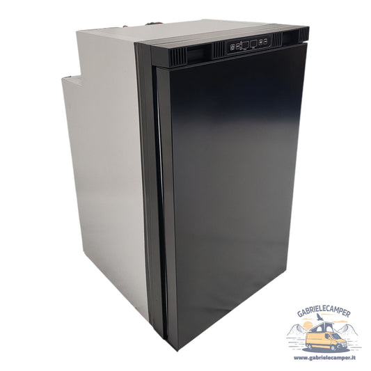 Frigorifero a compressore 12/24V 105 Litri NERO con congelatore (47,5Lx81Hx53P)