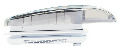 Oblò Camper motorizzato 400x400 con telecomando e zanzariera