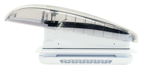 Oblò camper motorizzato 400x400 con telecomando con zanzariera