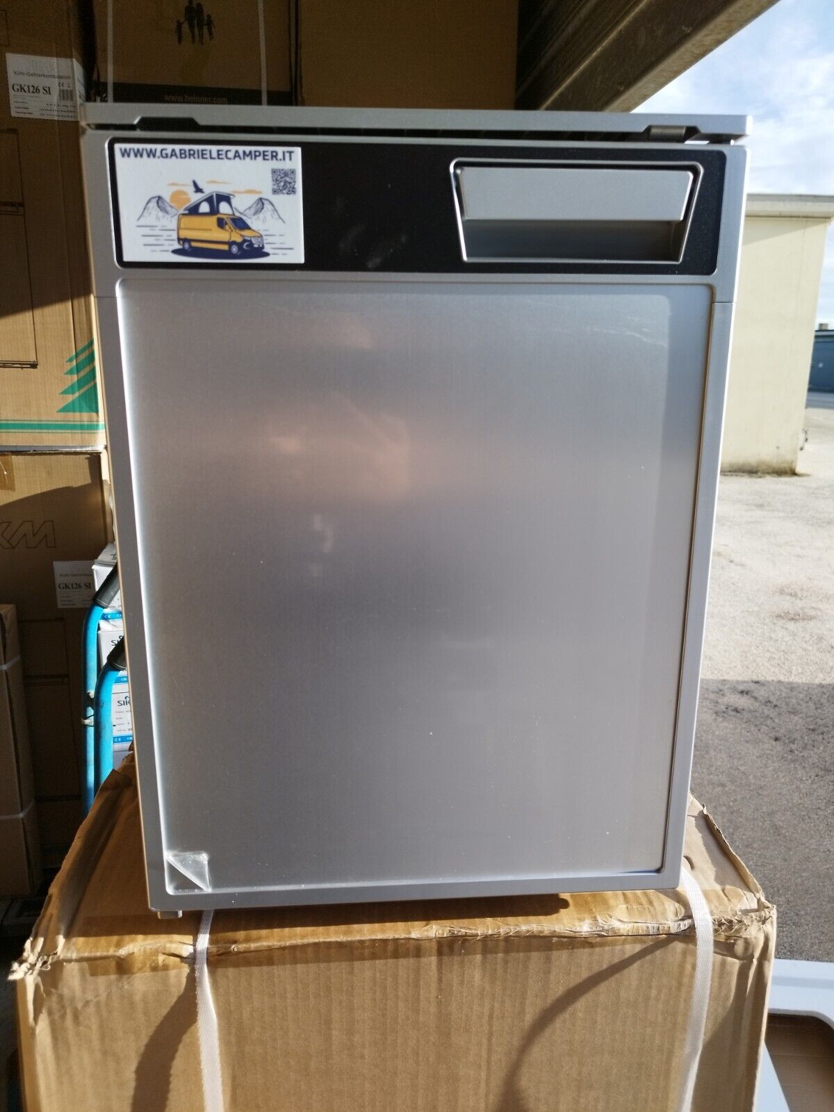 Frigorifero a compressore 12/24v 50 litri congelatore estraibile (38Lx51Hx48P) apertura a destra