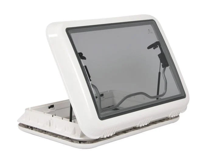 Oblò Camper Panoramico 700x500 Illuminazione LED 12V + Oscurante+ Zanzariera