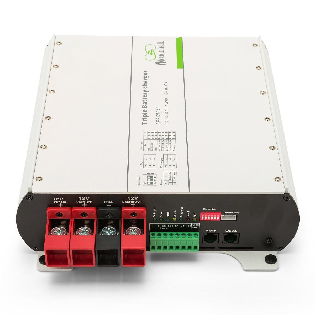 Caricatore Triplo MPPT 30A - DC/DC 60A - AC/DC 40A