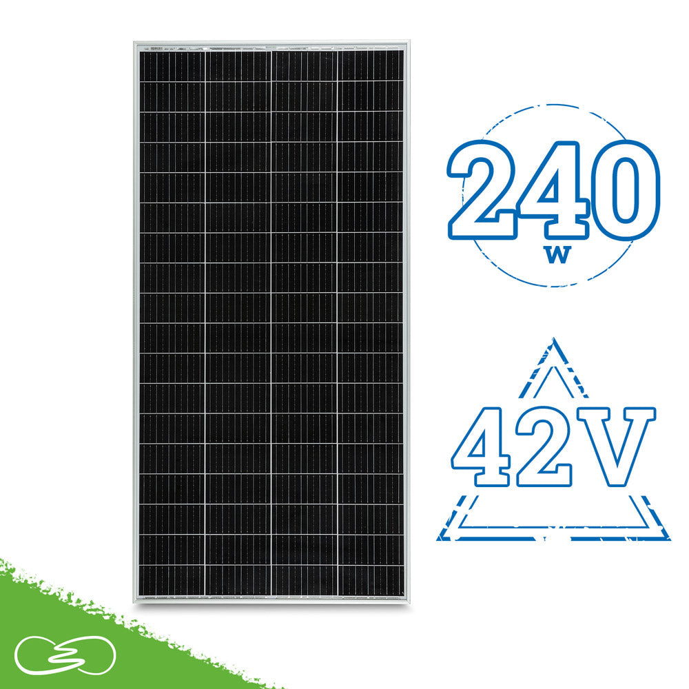 PANNELLO SOLARE OFF GRID 240 W - 42V