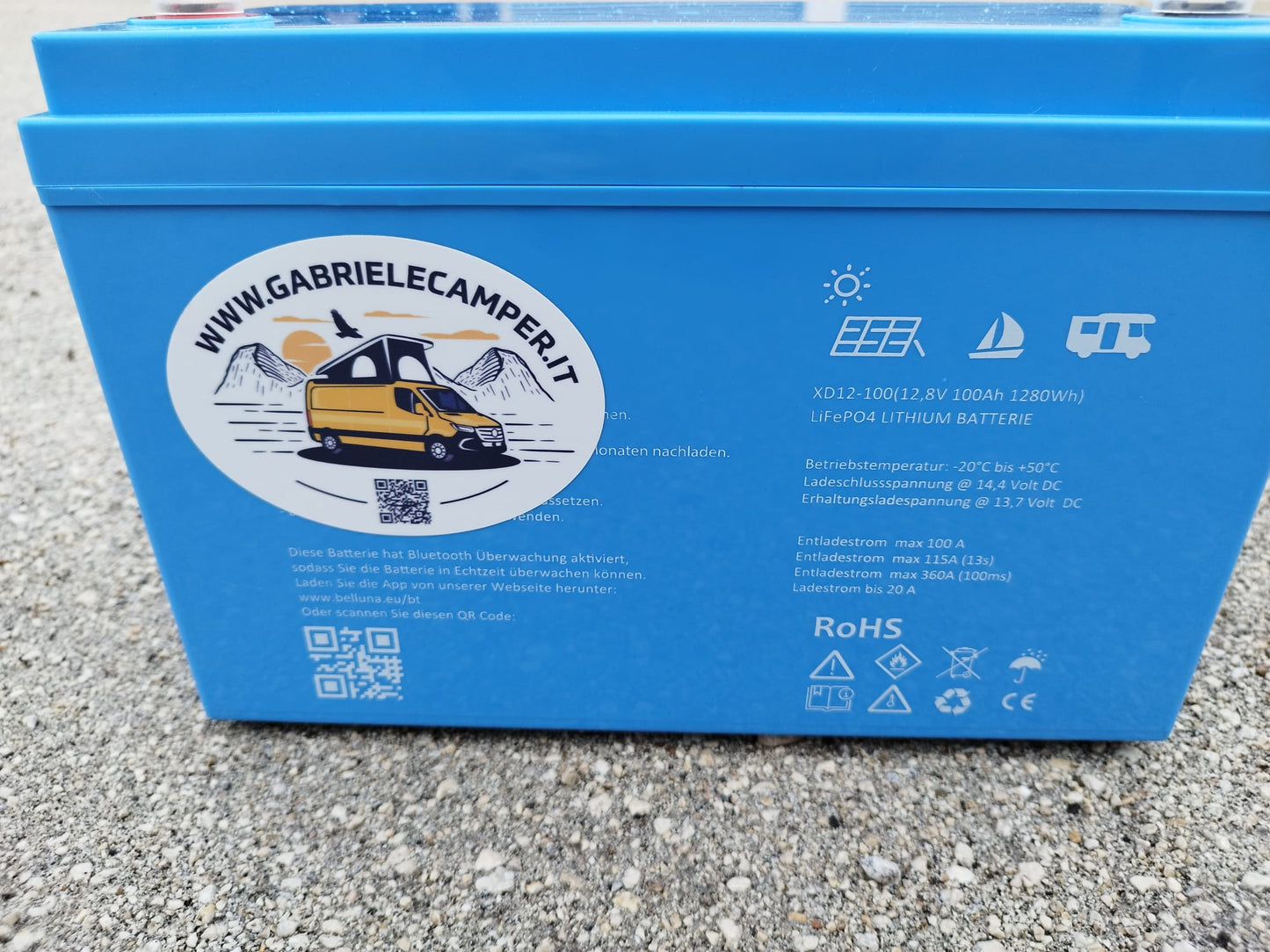 Batteria Litio 12V 100 Ah