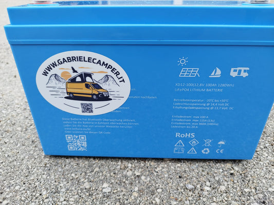 Batteria Litio 12V 100 Ah