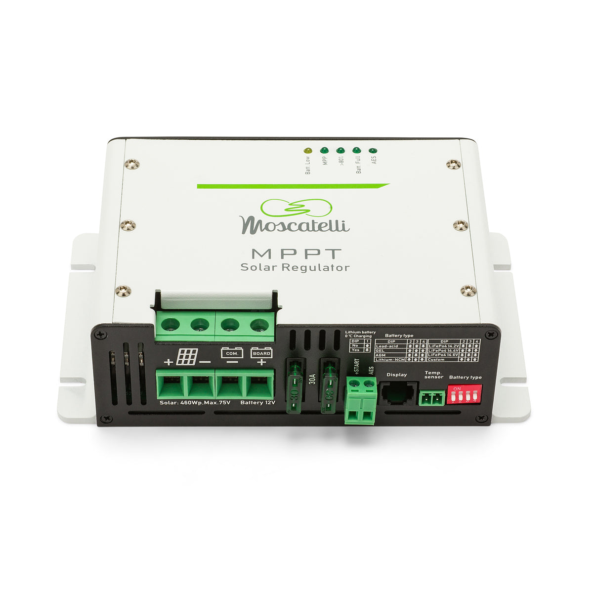 Regolatore MPPT Moscatelli Alta Tensione con CanBus - 35A