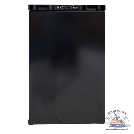 Frigorifero a compressore 12/24V 105 Litri NERO con congelatore (47,5Lx81Hx53P)
