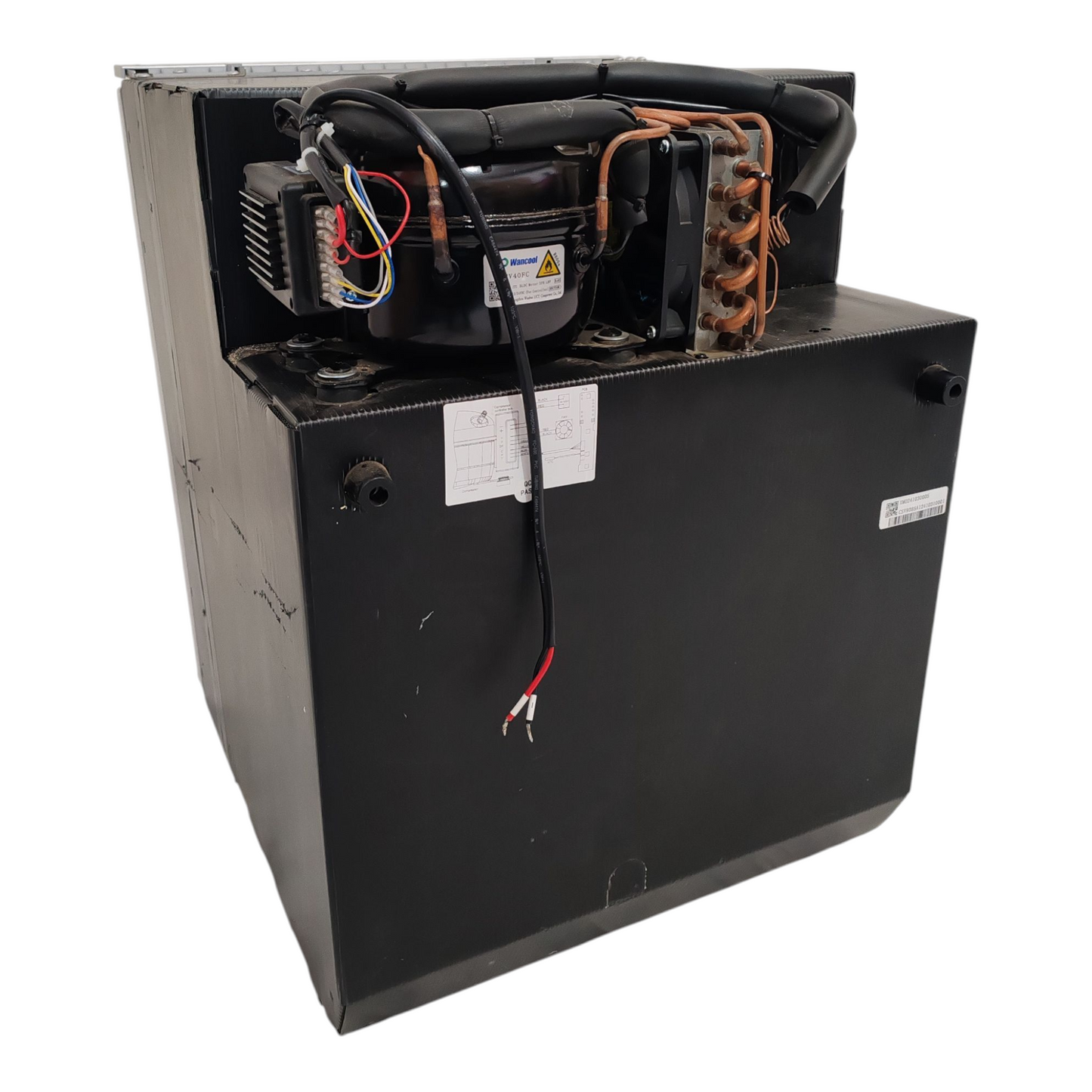 Frigorifero a compressore 12/24v 50 litri congelatore estraibile (38Lx51Hx48P) apertura a destra