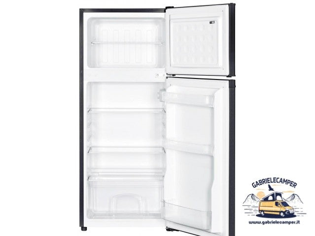 Frigorifero a compressore 12/24v 127 Litri NERO con congelatore (47,5Lx115Hx53P)