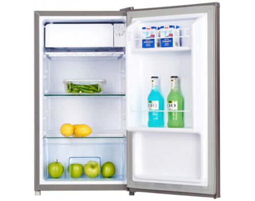 Frigorifero a compressore 12/24v 81 Litri GRIGIO con ghiacciaia interna (45Lx81Hx45P)