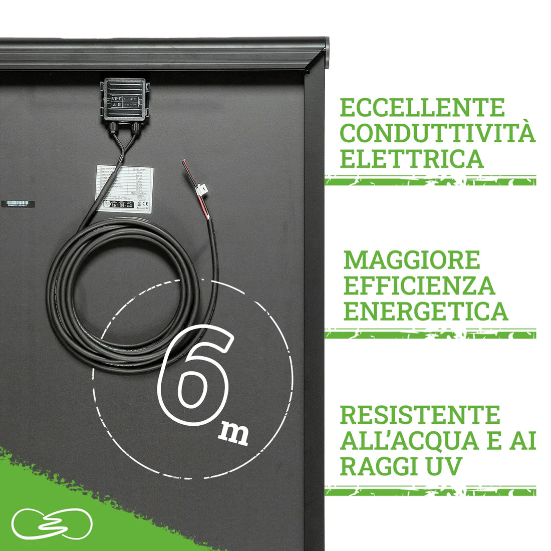 PANNELLO SOLARE CAMPER 200W BLACK BOOST - 42V