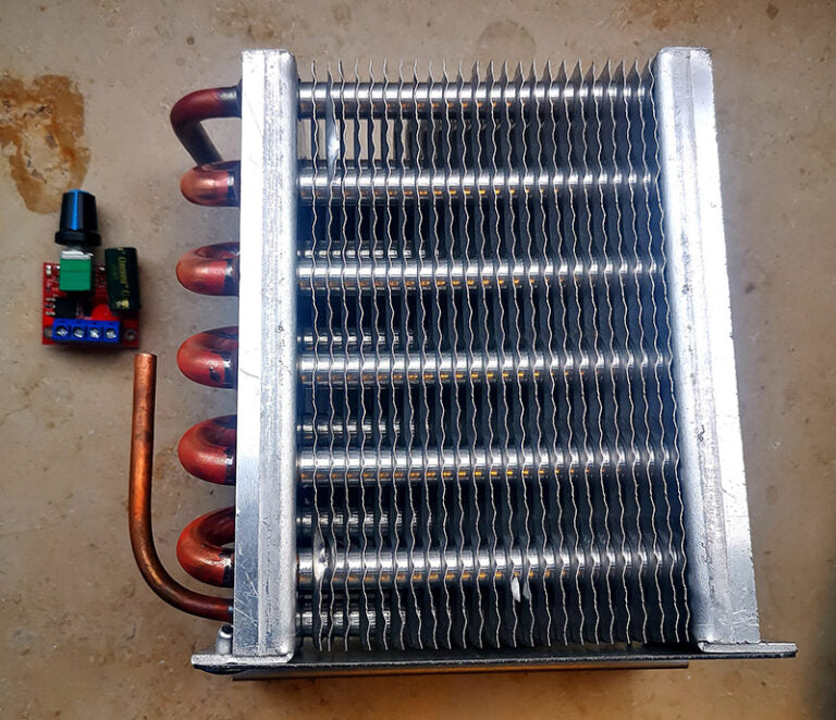 Condensatore compreso di ventola 12V